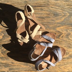 TOMS Cork Heels - Perfect Summer Dress Shoes